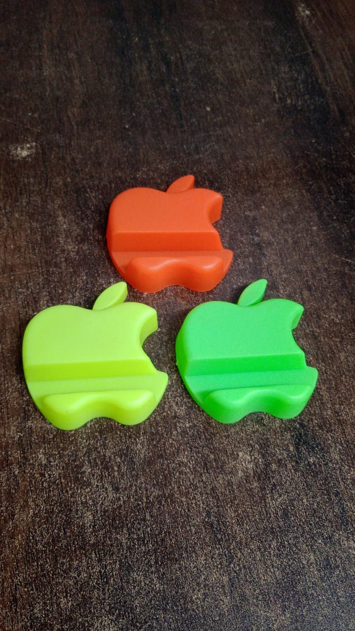 Apple-Shaped Plastic Mobile Phone Holder (1 pc & mix color)