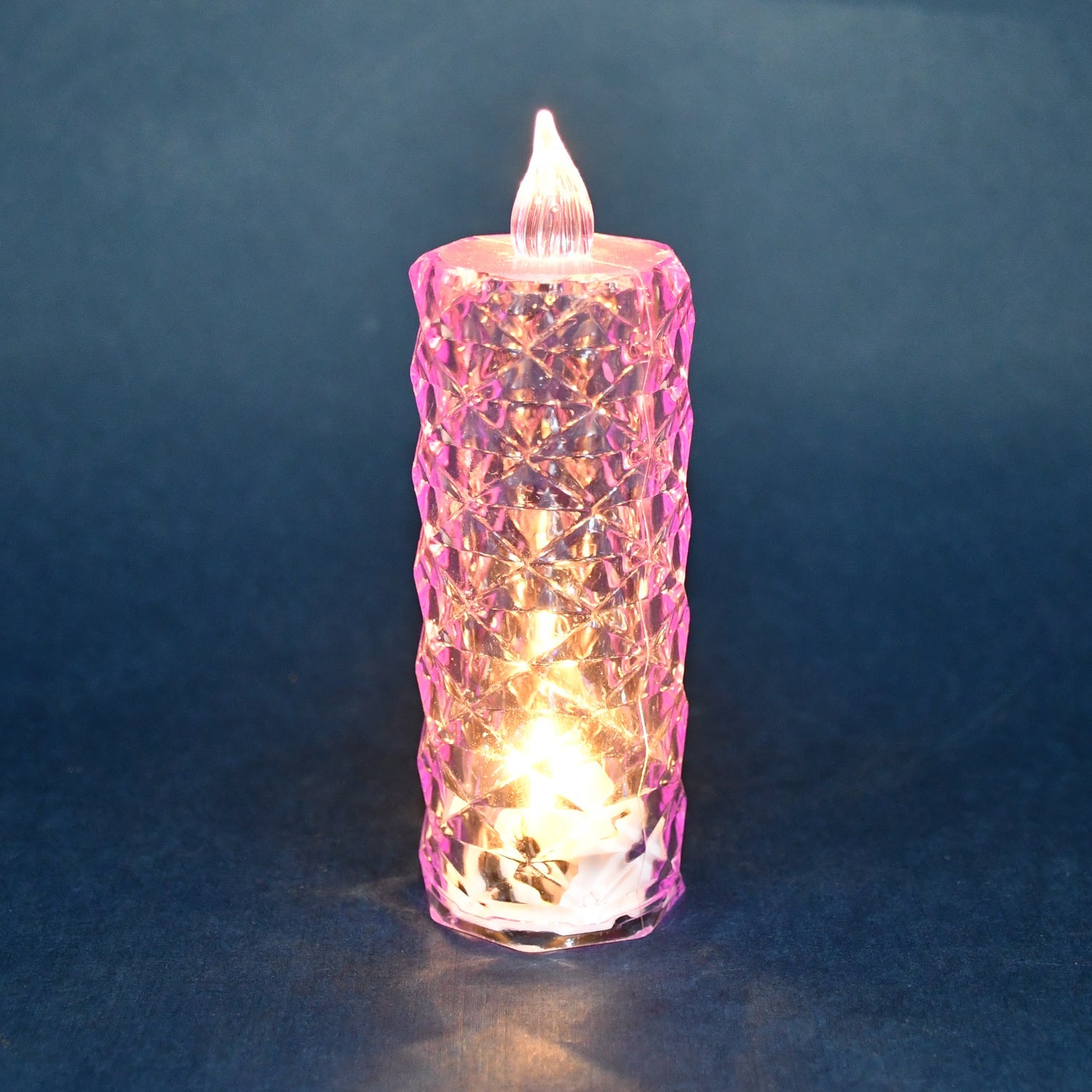 Candles for Home Decoration, Crystal Candlelight, Diwali (1 Pc / Multicolor)