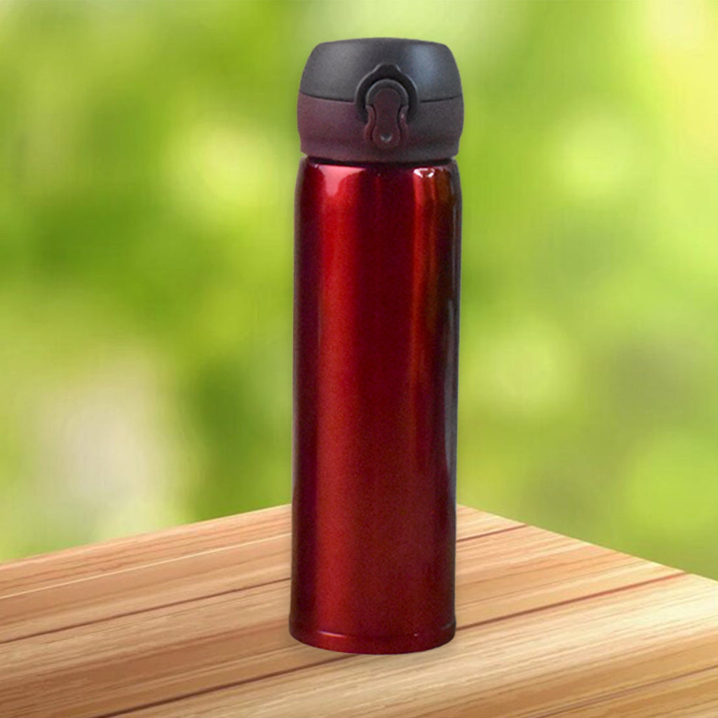 Double Walled Vacuum Insulated Water Bottle |  (450 ml Approx / Mix Design / 1 Pc)