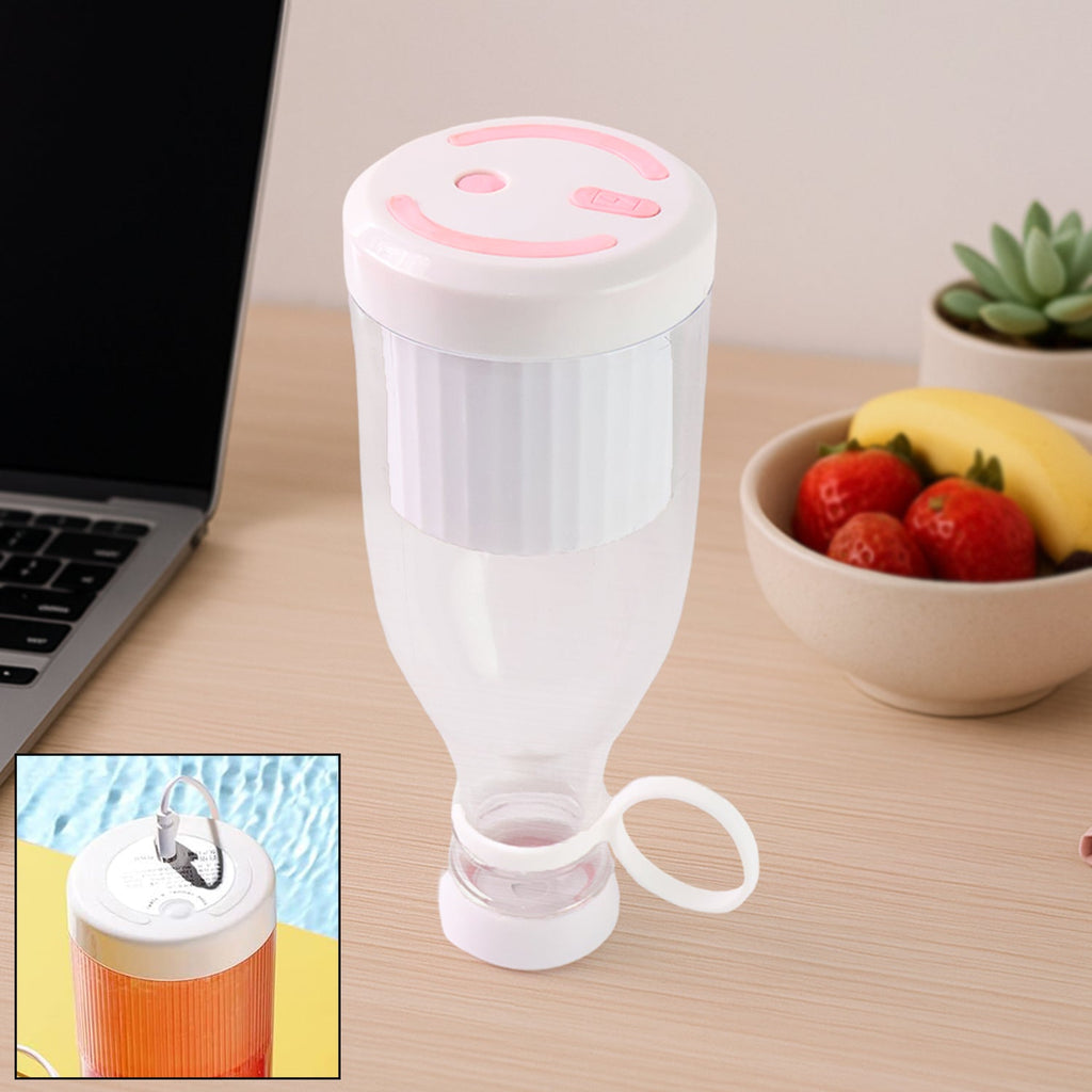 Blender Portable Juicer with 4 Blades 400 Ml Multicolor