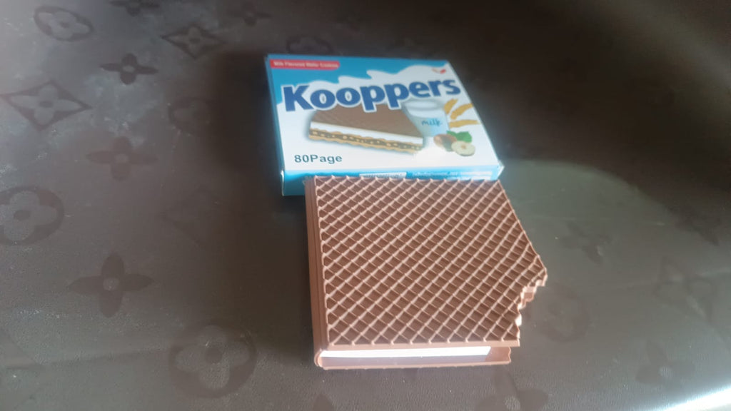 Chocolate Diary Notebooks Original Chocolate Smell  Writing Practice Book Early Learning Copybook Premium Chocolate Book ( 1Pc Book )