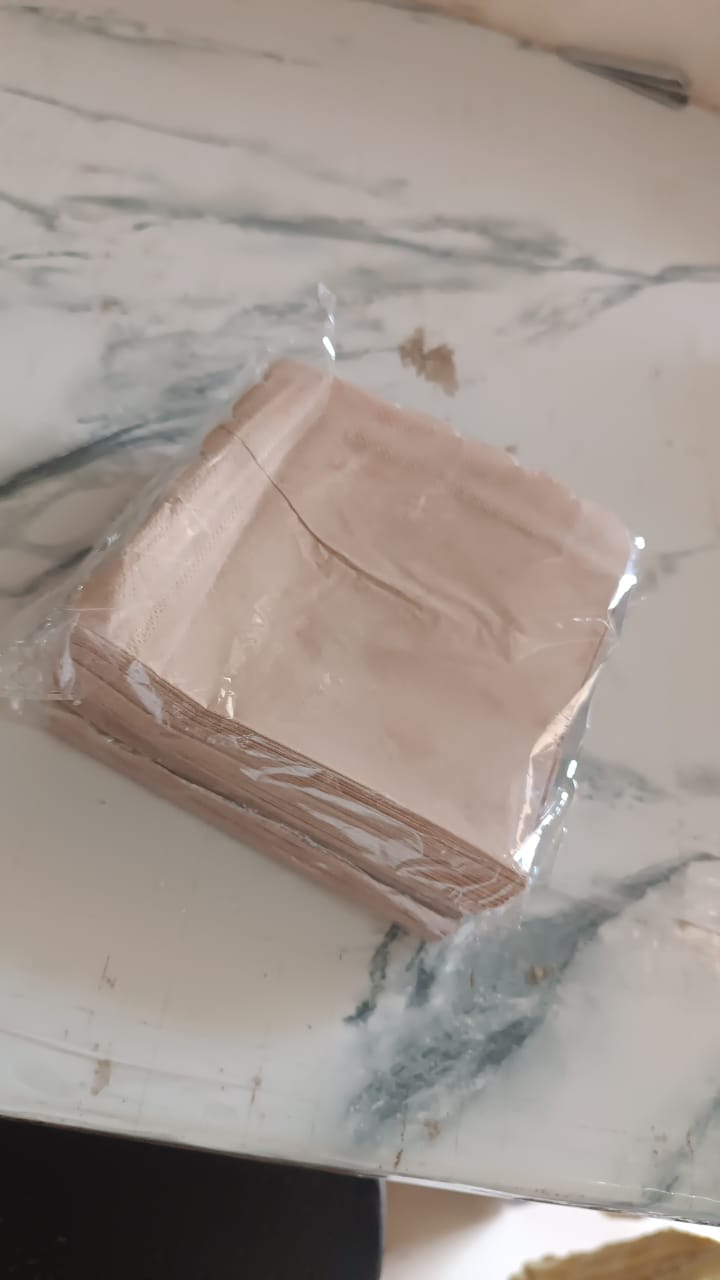 Disposable Scalloped Edge Tissue Napkins Set (120 Pc)