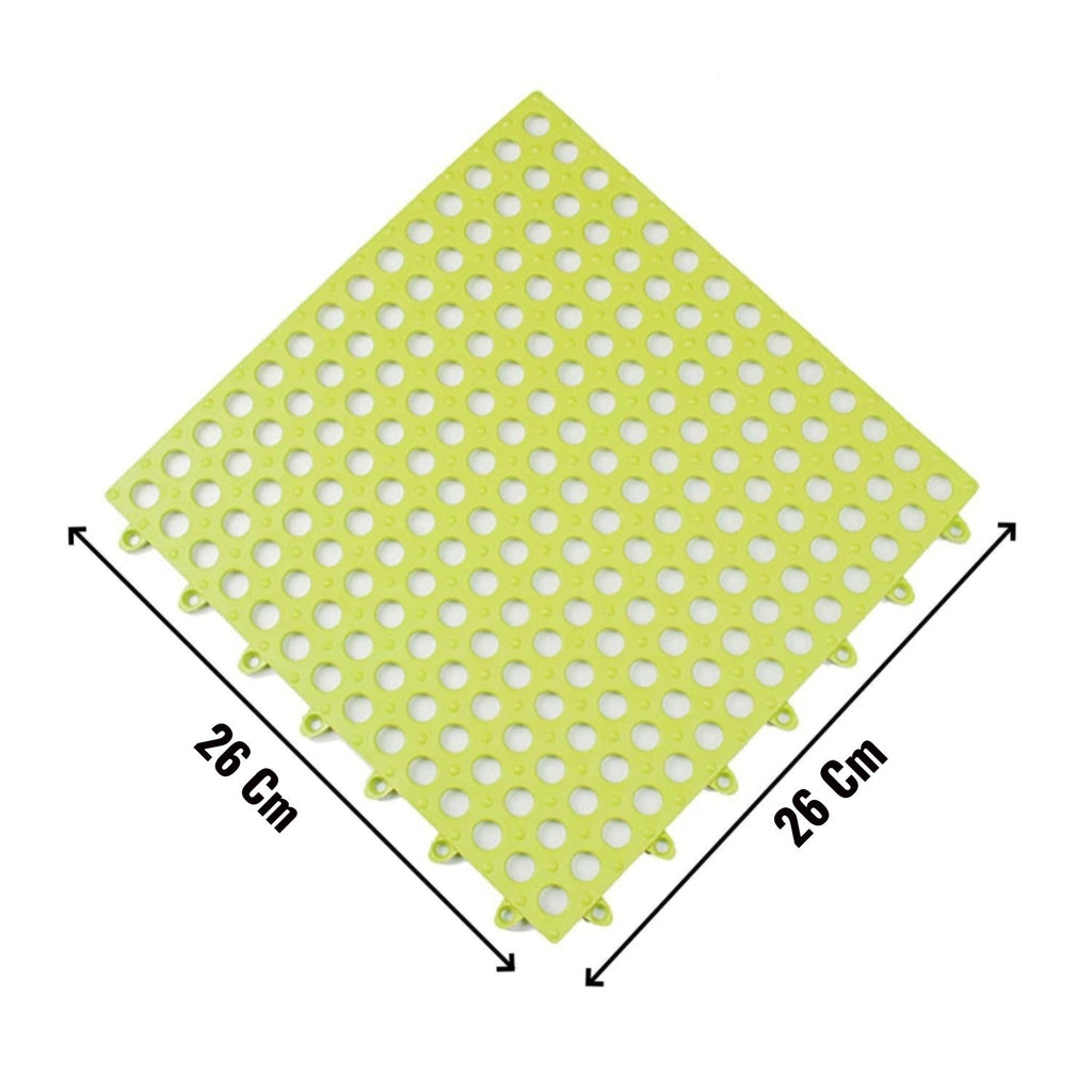 Bath Anti Slip Mat Used while bathing and toilet purposes to avoid slippery floor surfaces. (26x26 Cm)