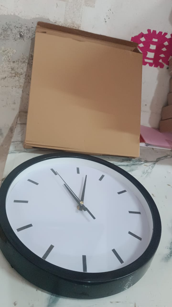 Classic Wall Clock for Home and Office – Mix Design Round 1 Pc Assorted Pattern